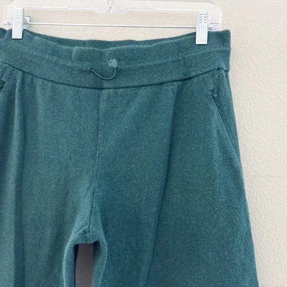 Lululemon Cotton Cashmere Jogger Pant 6 Green Mid Casual Comfy Cozy Athleisure - Picture 8 of 13
